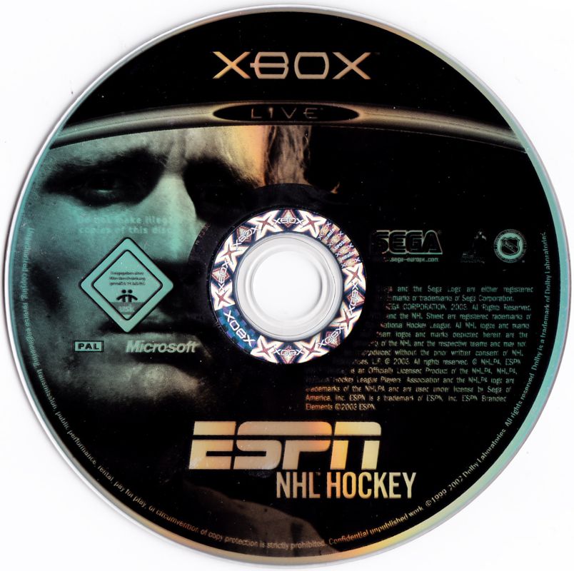 Media for ESPN NHL Hockey (Xbox)