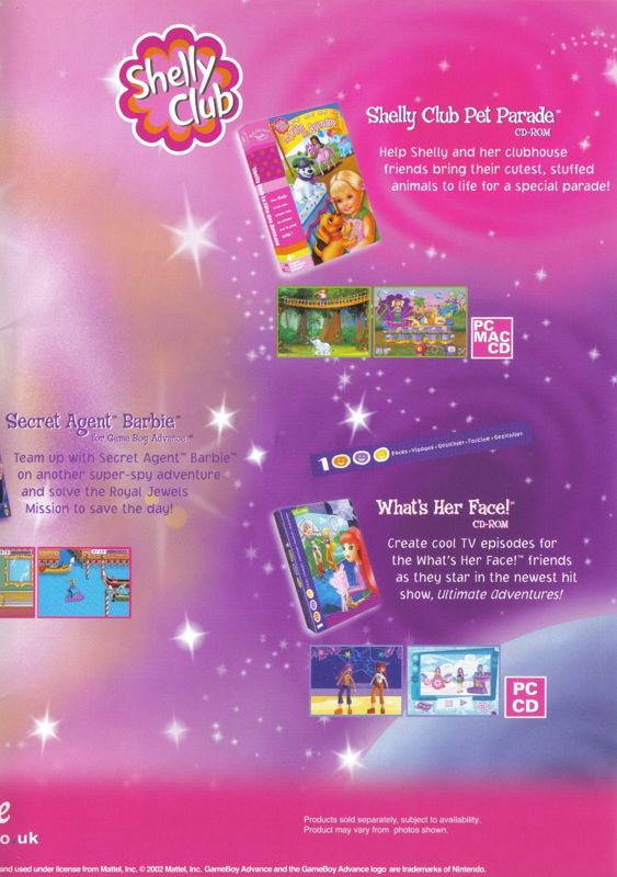 Inside Cover for Barbie Beach Vacation (Windows) (BestSeller junior release): Right