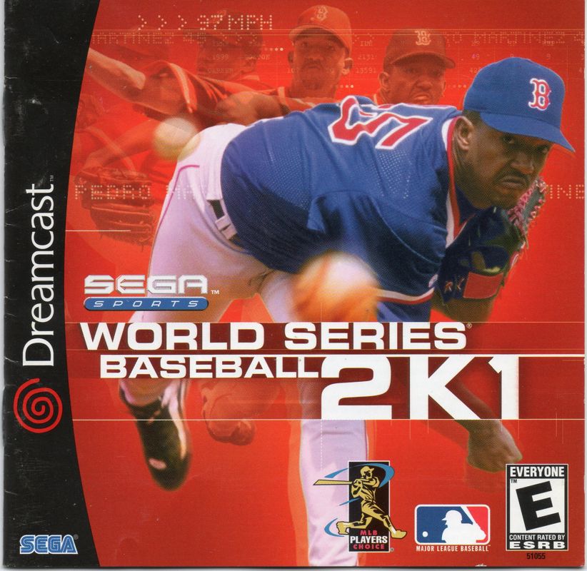 Front Cover for World Series Baseball 2K1 (Dreamcast) (Sega All Stars release)