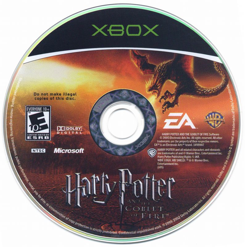 Media for Harry Potter and the Goblet of Fire (Xbox)