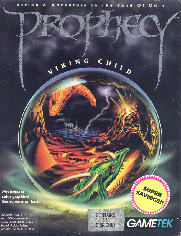 Front Cover for Prophecy: Viking Child (DOS)