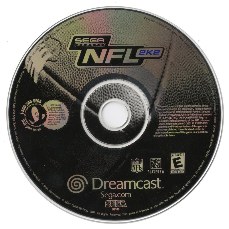Media for NFL 2K2 (Dreamcast)