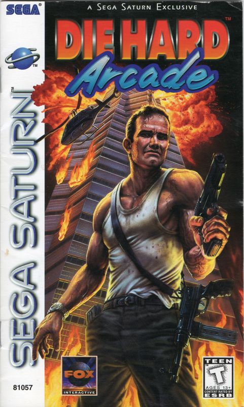 Front Cover for Die Hard Arcade (SEGA Saturn)