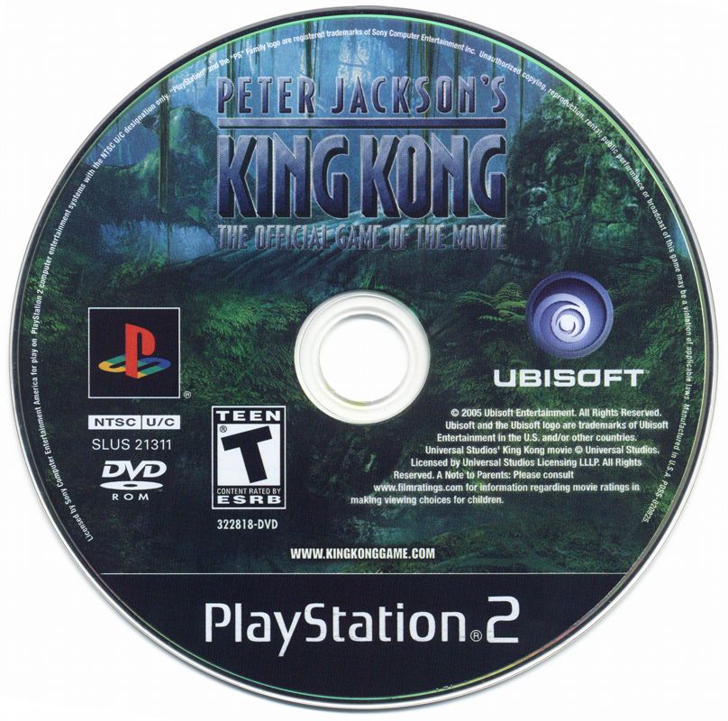 Media for Peter Jackson's King Kong: The Official Game of the Movie (PlayStation 2)