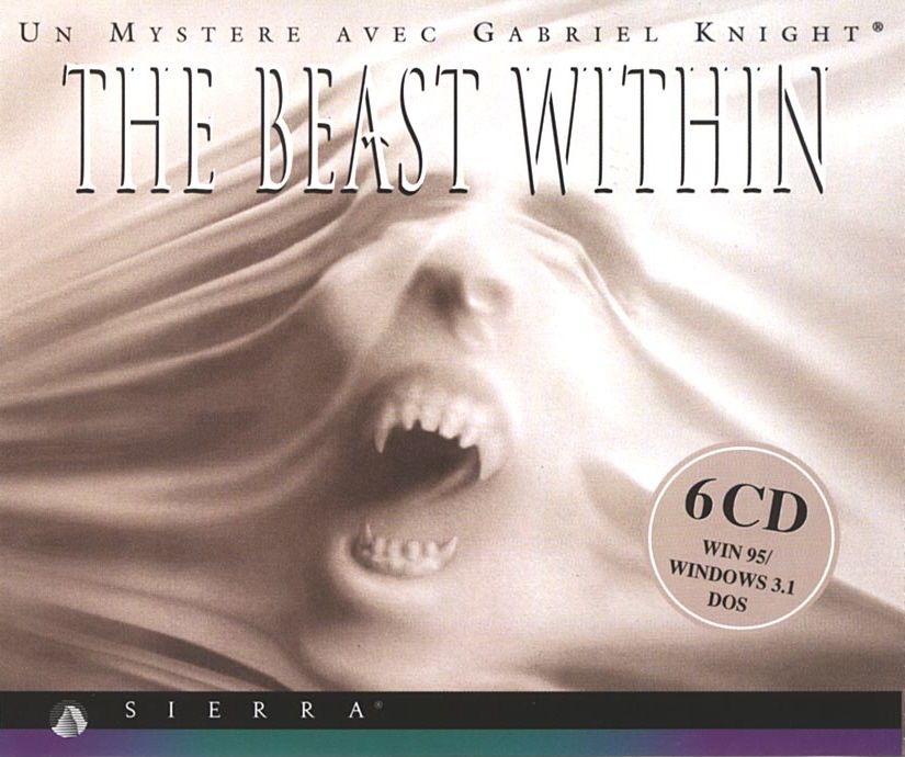 Other for The Beast Within: A Gabriel Knight Mystery (DOS and Windows and Windows 3.x): Jewel Case - Front