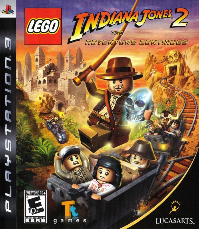 Front Cover for LEGO Indiana Jones 2: The Adventure Continues (PlayStation 3)