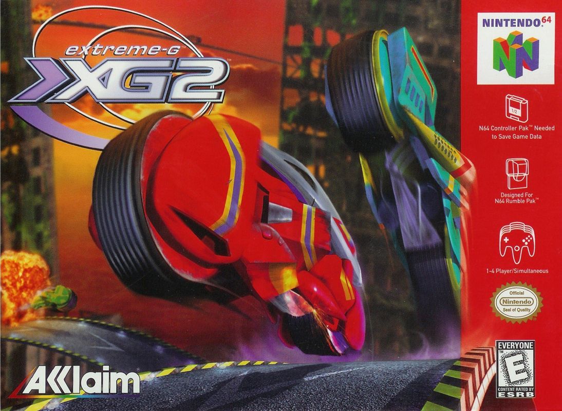 Front Cover for Extreme-G: XG2 (Nintendo 64)