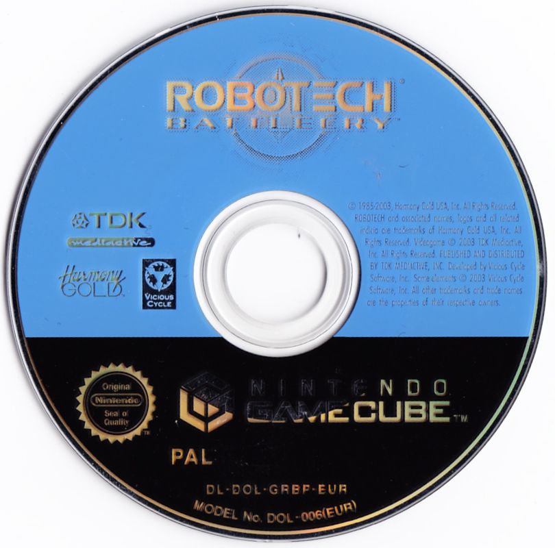 Media for Robotech: Battlecry (GameCube)