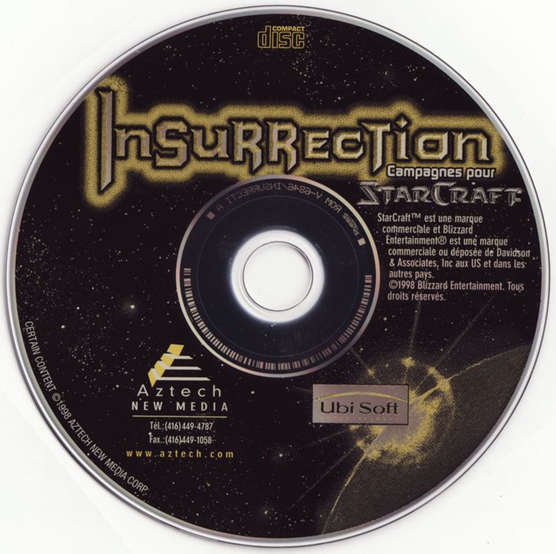 Insurrection: Campaigns for StarCraft cover or packaging material