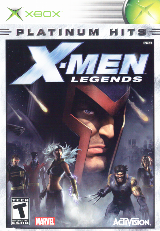 Front Cover for X-Men: Legends (Xbox) (Platinum Hits release)