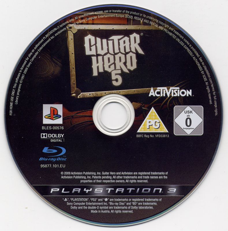 Media for Guitar Hero 5 (PlayStation 3)