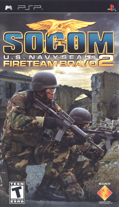 Front Cover for SOCOM: U.S. Navy SEALs - Fireteam Bravo 2 (PSP)
