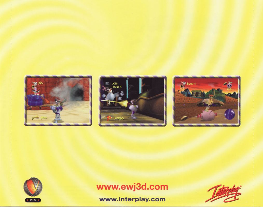 Other for Earthworm Jim 3D (Windows): Jewel Case - Inside Right