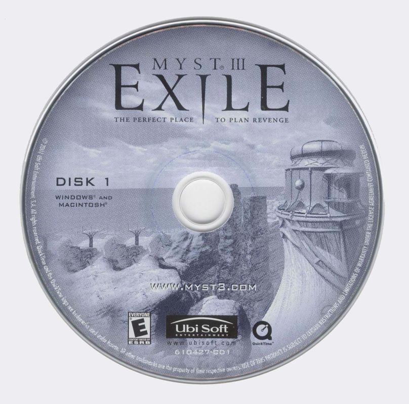 Media for Myst III: Exile (Collector's Edition) (Macintosh and Windows): Disc 1