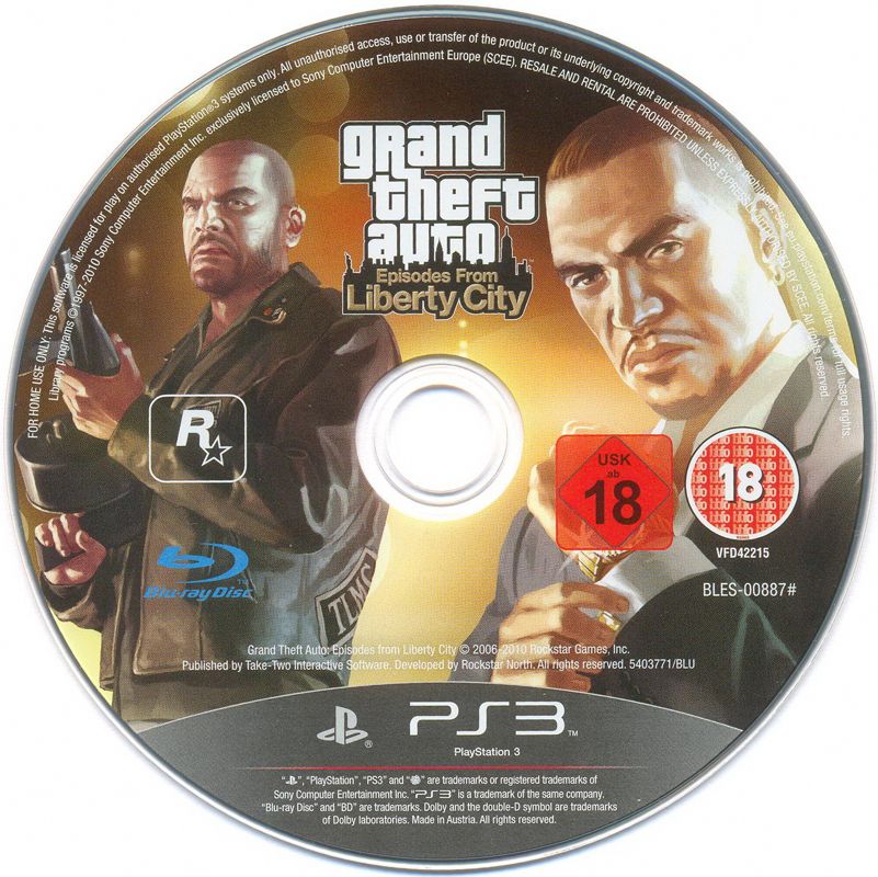 Grand Theft Auto: Episodes from Liberty City cover or packaging material -  MobyGames