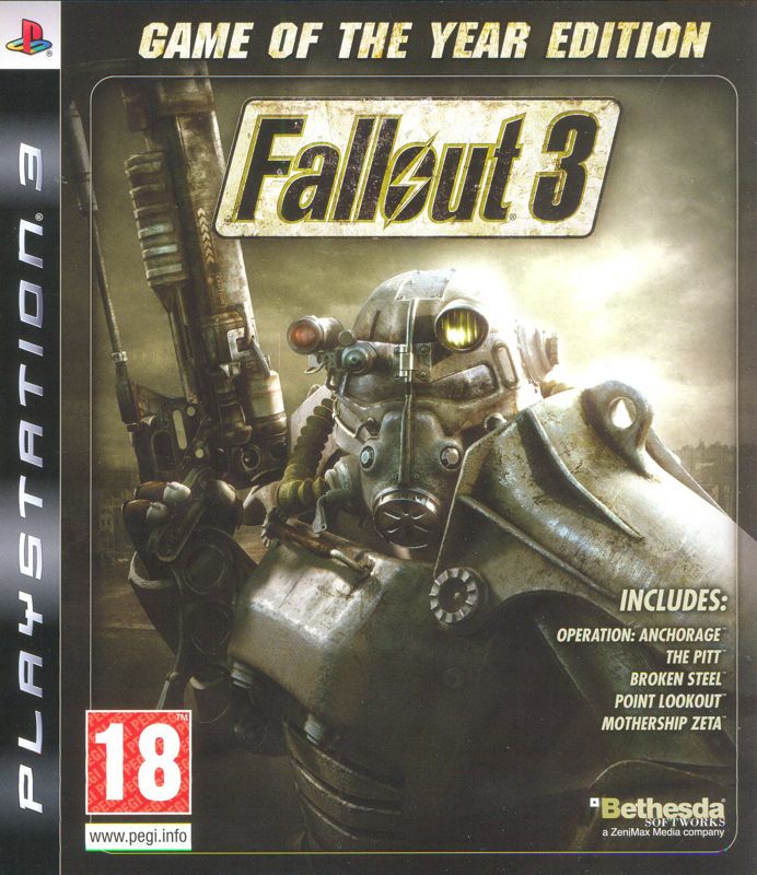 Front Cover for Fallout 3: Game of the Year Edition (PlayStation 3) (General EU release)