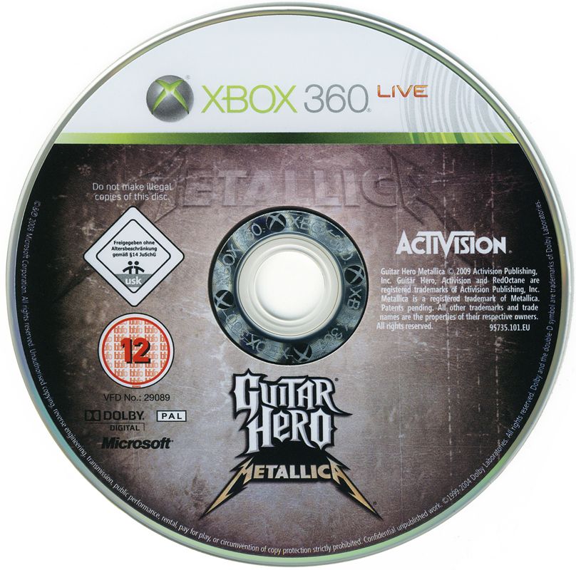 Guitar Hero Metallica - Xbox 360