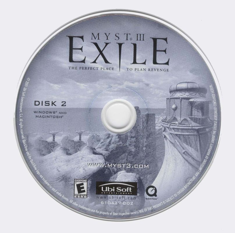 Media for Myst III: Exile (Collector's Edition) (Macintosh and Windows): Disc 2