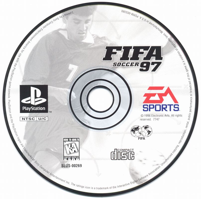 Media for FIFA Soccer 97 (PlayStation)