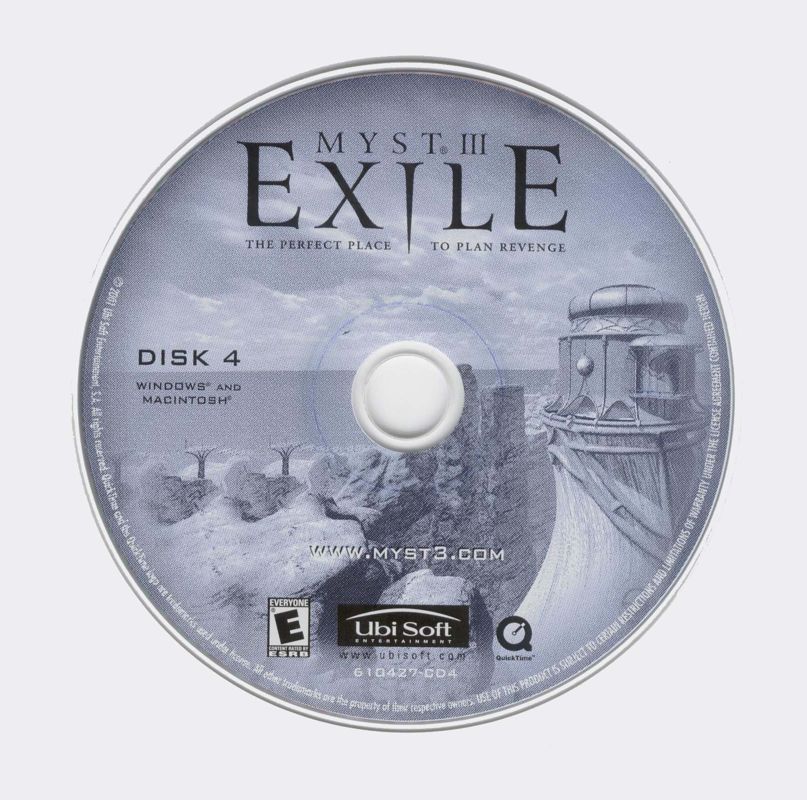 Media for Myst III: Exile (Collector's Edition) (Macintosh and Windows): Disc 4
