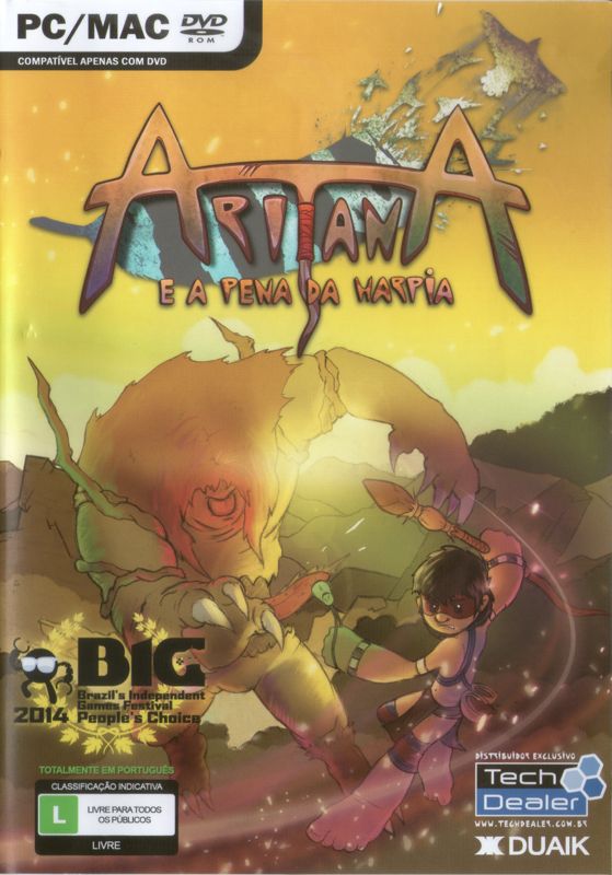 Front Cover for Aritana and the Harpy's Feather (Macintosh and Windows)
