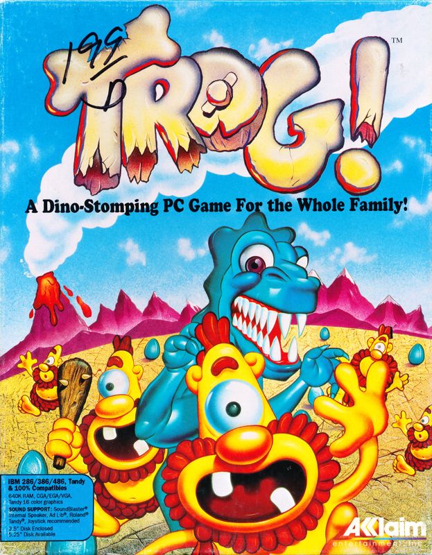 Front Cover for Trog (DOS)
