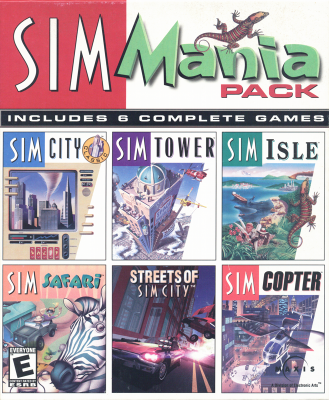 Front Cover for SimMania Pack (Windows)