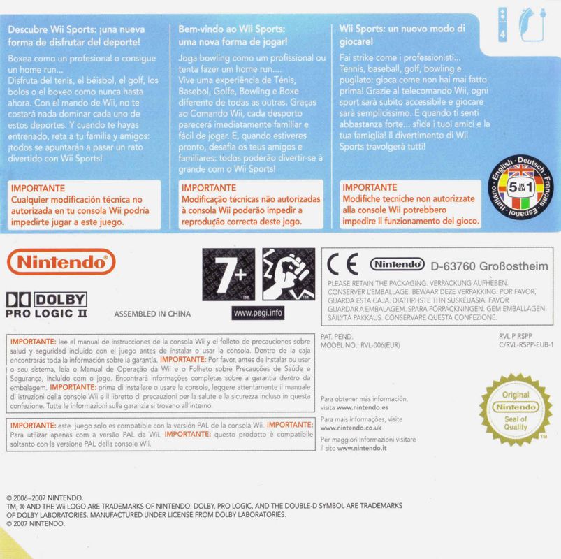 Wii Party cover or packaging material - MobyGames