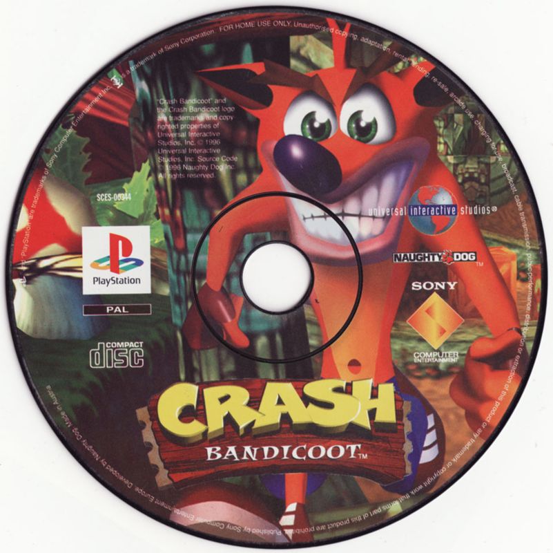 Media for Crash Bandicoot (PlayStation)