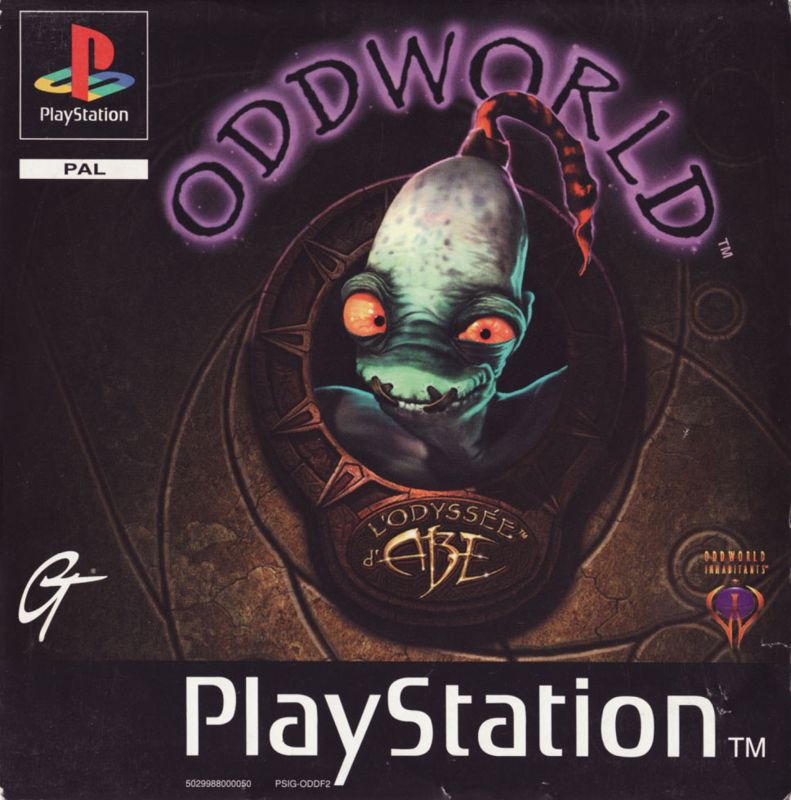 Oddworld: Abe's Oddysee cover or packaging material - MobyGames