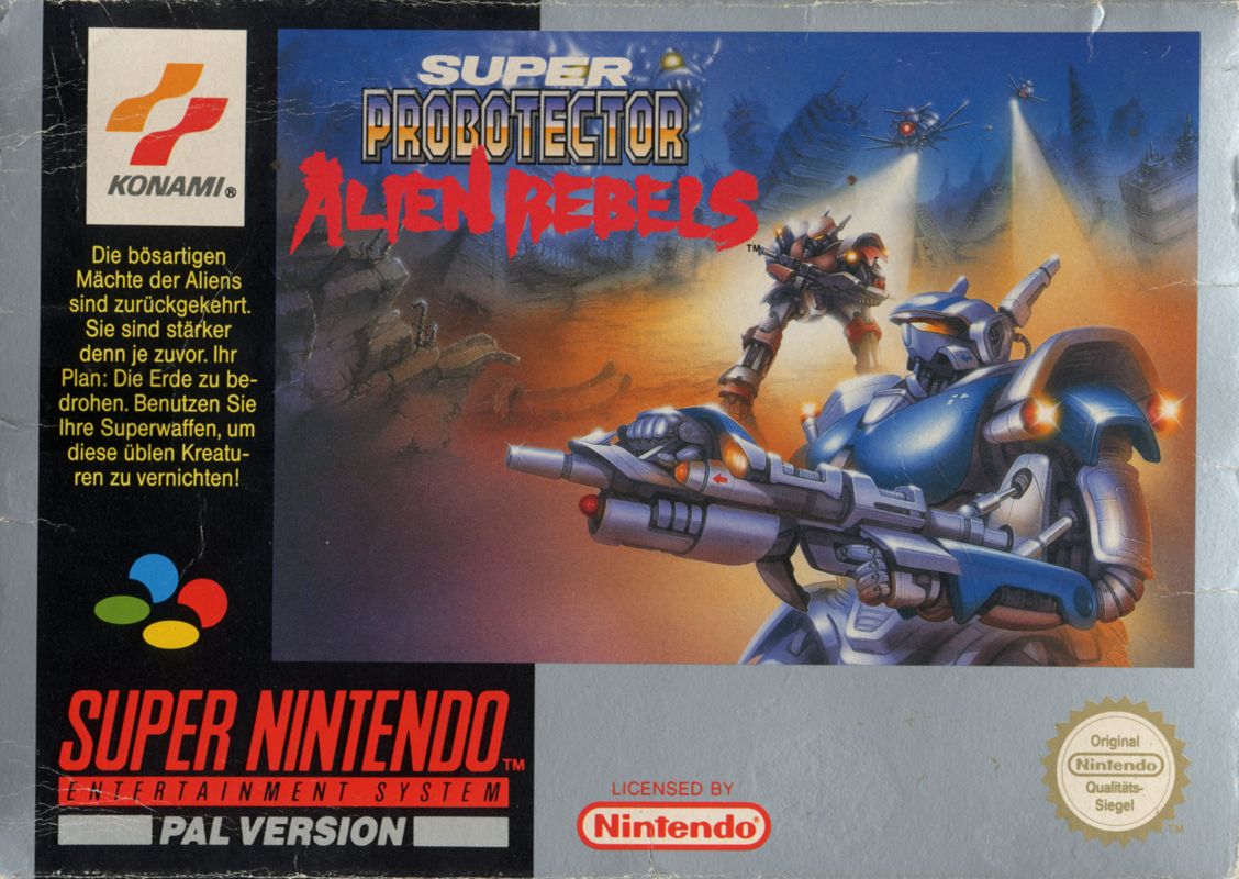 Front Cover for Contra III: The Alien Wars (SNES)
