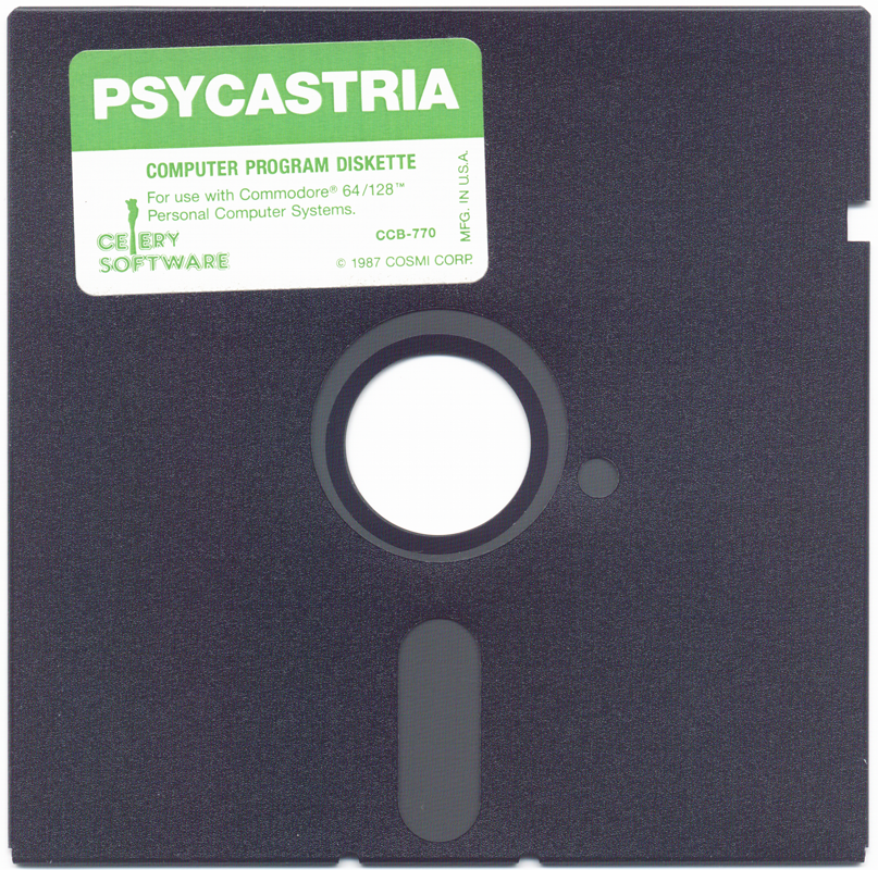 Media for Psycastria (Commodore 64)