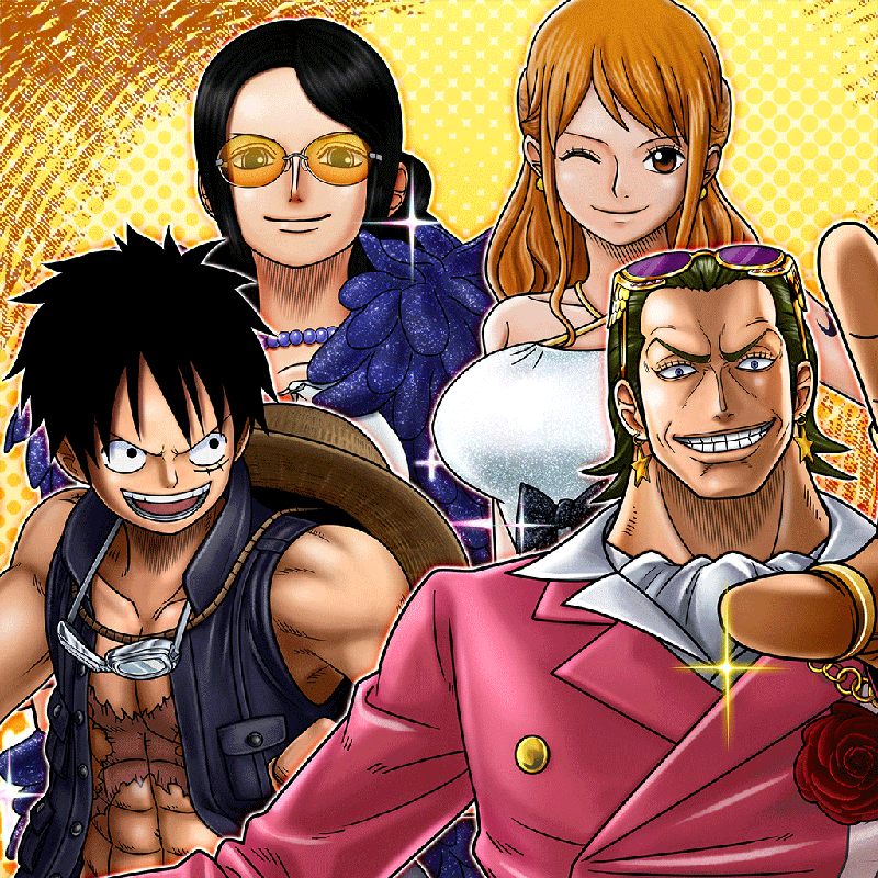 Gild Tesoro e as roupas dos Mugiwaras em One Piece Burning Blood