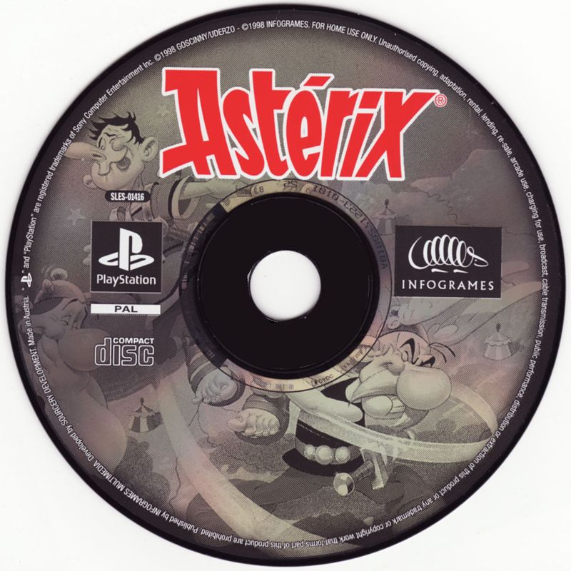 Media for Astérix: The Gallic War (PlayStation)