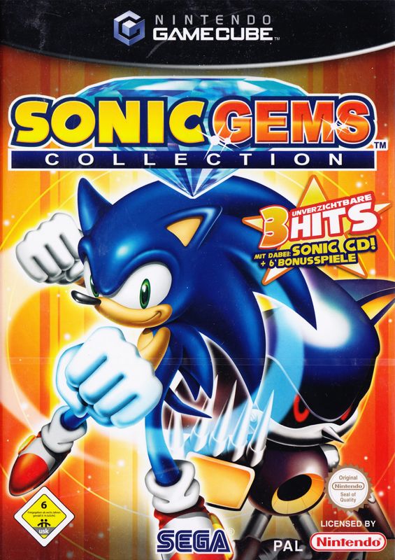 Front Cover for Sonic: Gems Collection (GameCube)