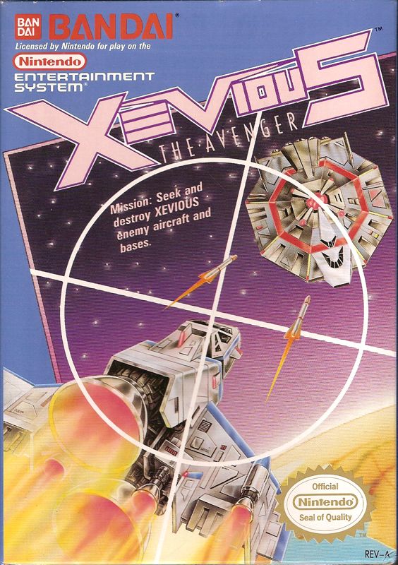 Front Cover for Xevious (NES)