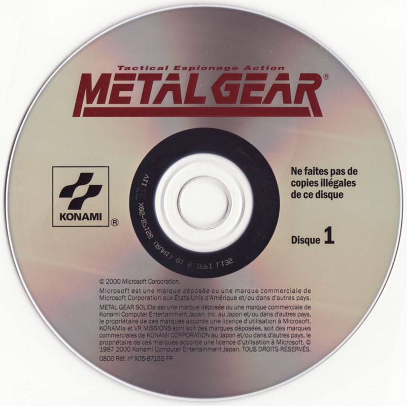 Media for Metal Gear Solid (Windows)
