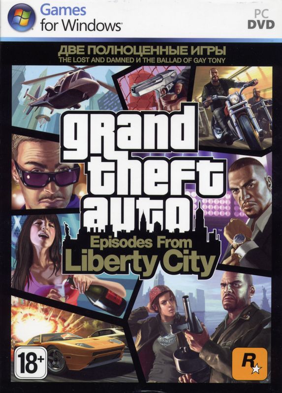 Front Cover for Grand Theft Auto: Episodes from Liberty City (Windows) (Localized version)
