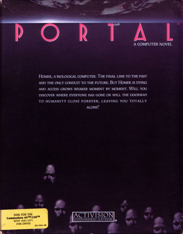Front Cover for Portal (Commodore 64)