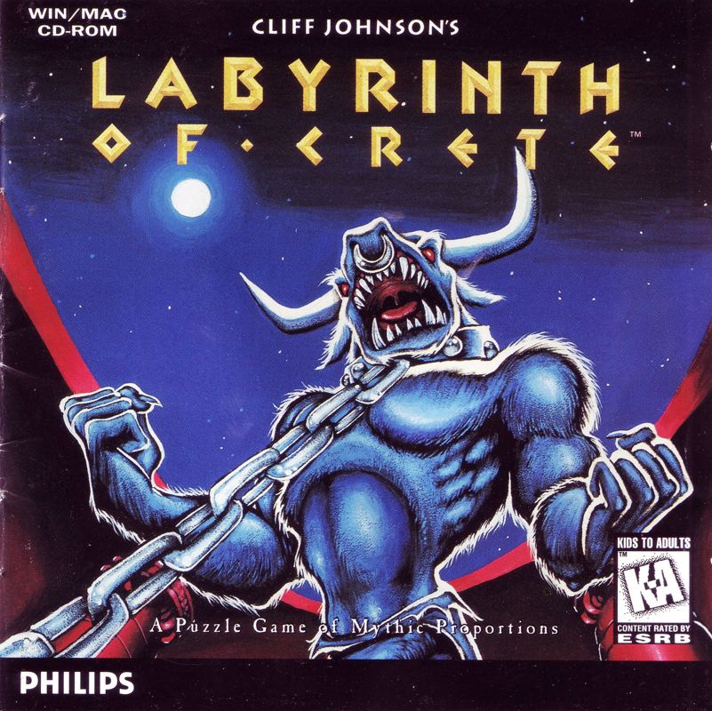 Other for Labyrinth of Crete (Macintosh and Windows 3.x): Jewel Case - Front