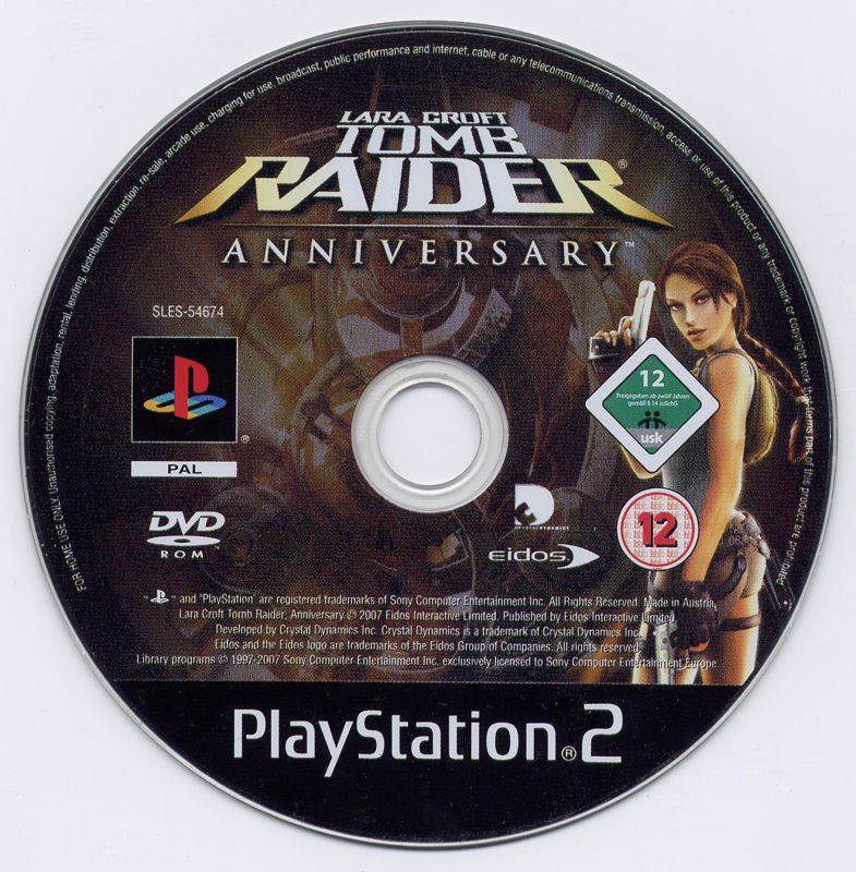 Media for Lara Croft: Tomb Raider - Anniversary (Collectors Edition) (PlayStation 2): Game DVD