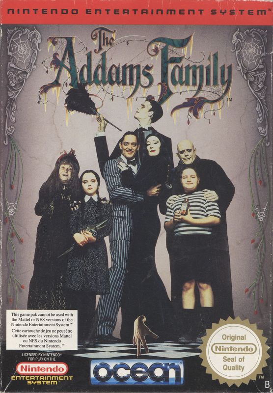 Front Cover for The Addams Family (NES)