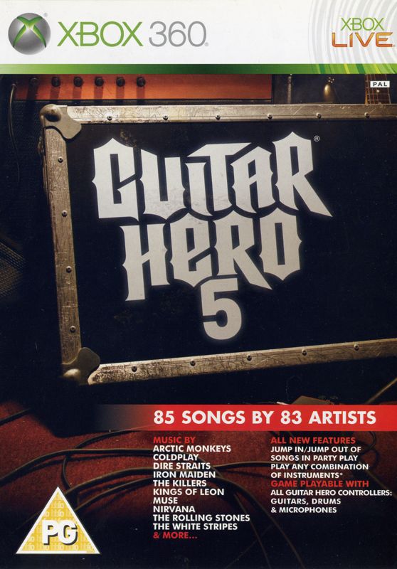 Front Cover for Guitar Hero 5 (Xbox 360)