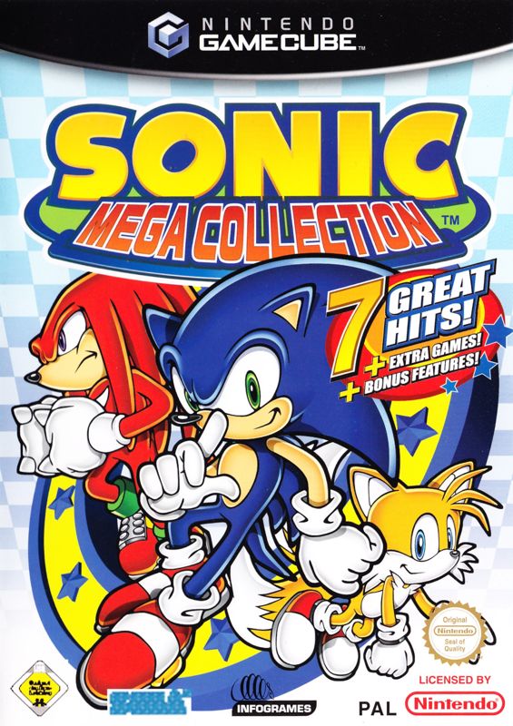 Front Cover for Sonic Mega Collection (GameCube)