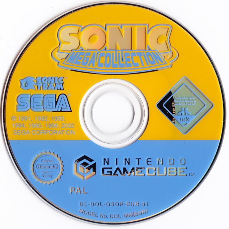 Media for Sonic Mega Collection (GameCube)