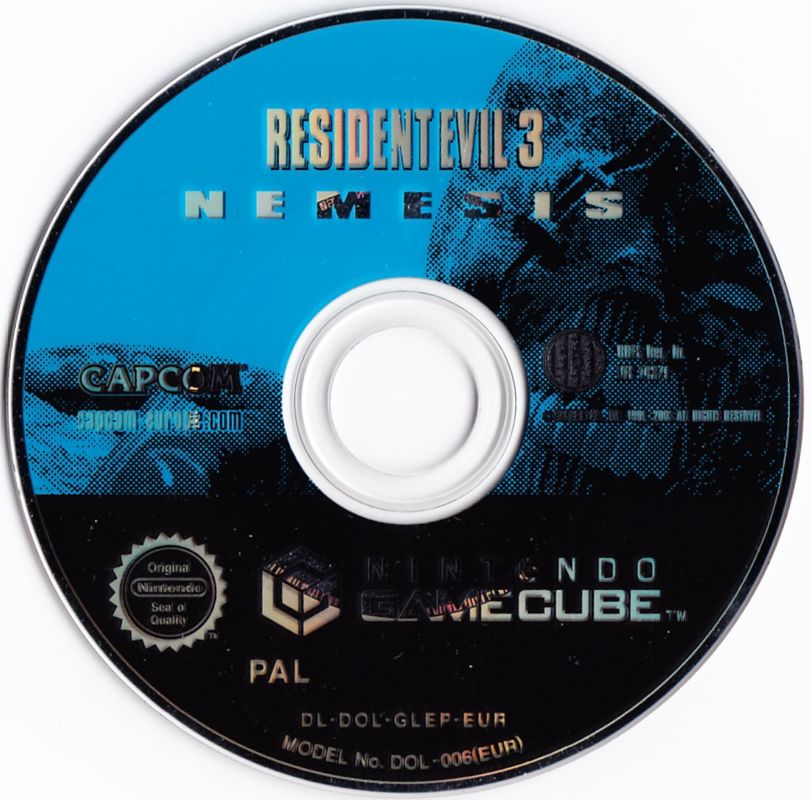 Media for Resident Evil 3: Nemesis (GameCube)
