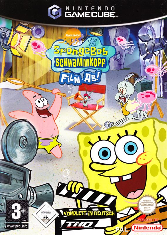 Front Cover for SpongeBob SquarePants: Lights, Camera, Pants! (GameCube)