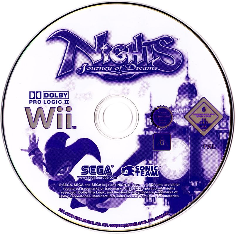 Media for NiGHTS: Journey of Dreams (Wii)