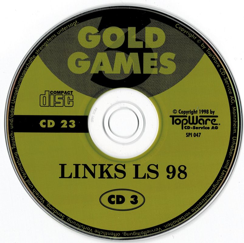 Media for Gold Games 3 (DOS and Windows): Disc 23
