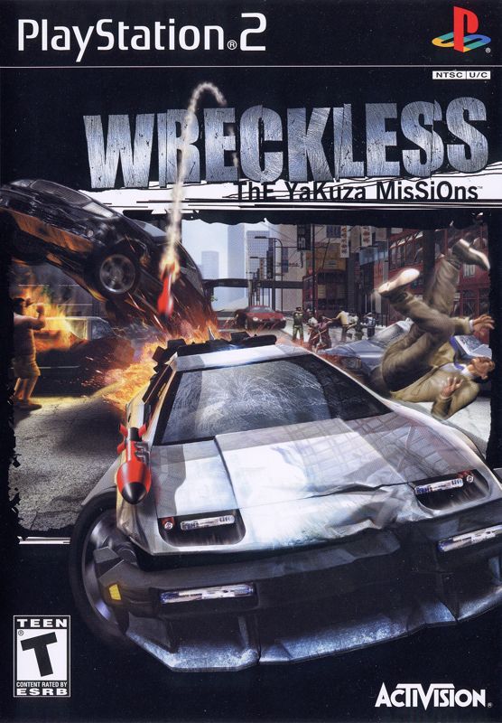 Front Cover for Wreckless: The Yakuza Missions (PlayStation 2)